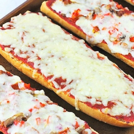 homemade french bread pizza