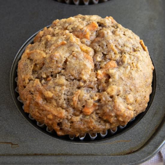 Apple Carrot Breakfast Muffins