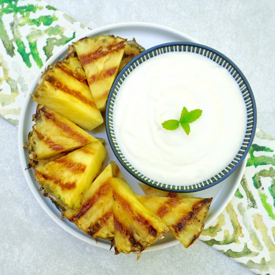 Grilled Pina Colada Pineapple