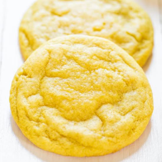 Soft and Chewy Lemon Cookies