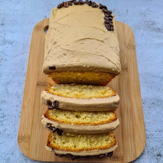 Dalgona Inspired Loaf Cake