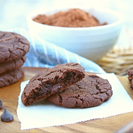 Vegan Gluten Free Chocolate Cookies