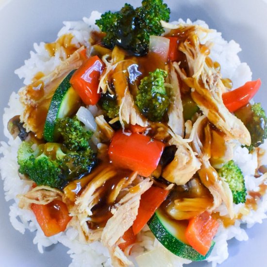 Crockpot Sweet Teriyaki Chicken