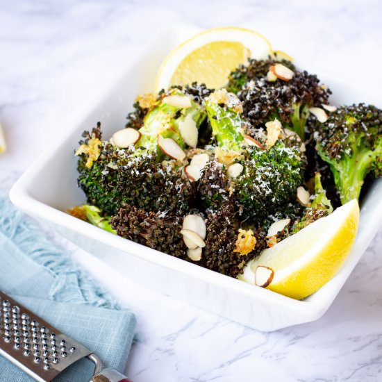 Air Fryer Lemon Parmesan Broccoli