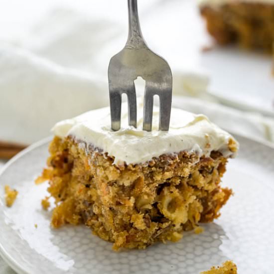 Small Carrot Walnut Cake