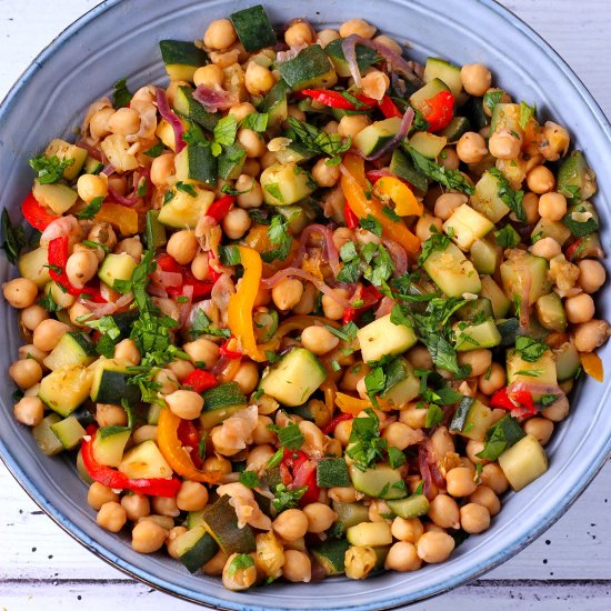 stovetop chickpea stew (vegan)