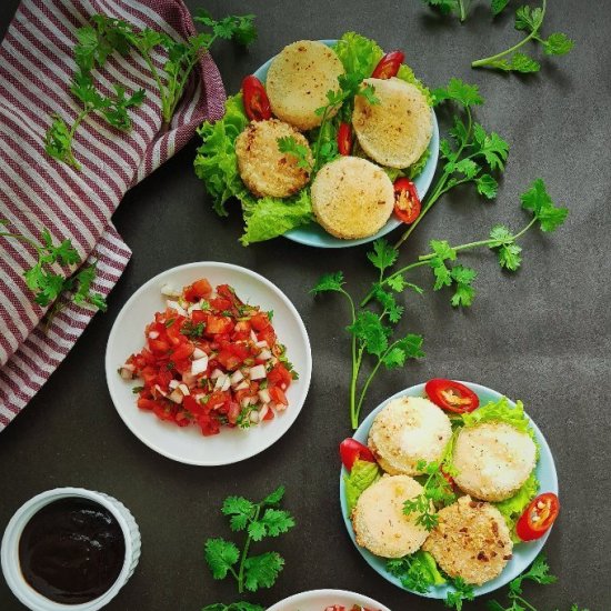 Vegetarian Fried Soft Tofu