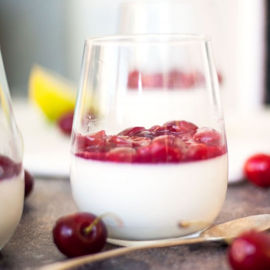 Cherry Panna Cotta