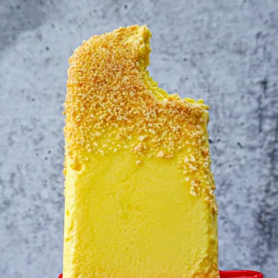 Mango Cheesecake Popsicles