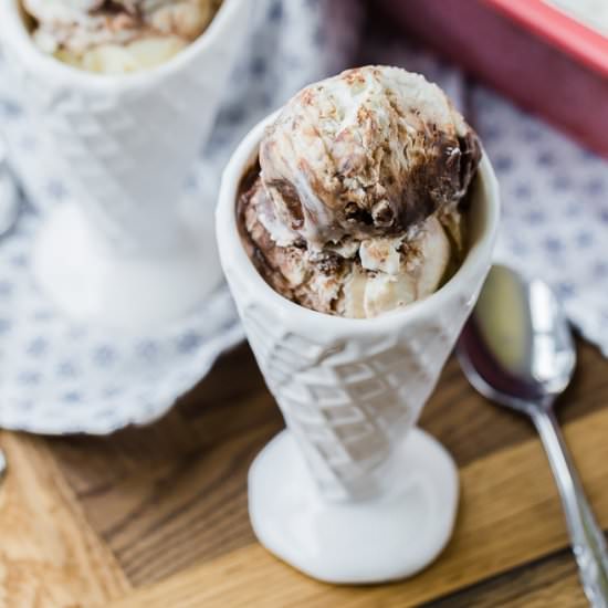 Fudge Swirl Ice Cream