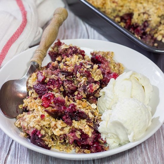 Sour Cherry Crumble