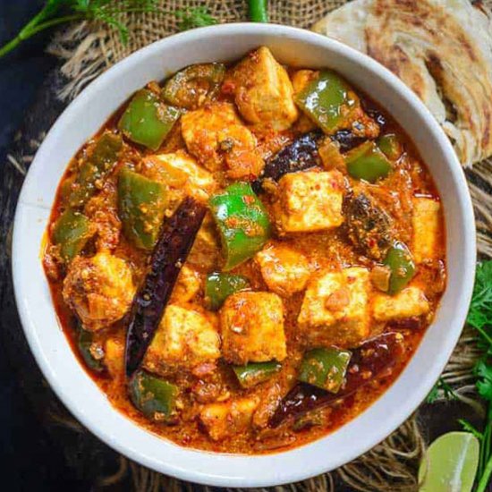 Delicious Kadai Paneer Gravy