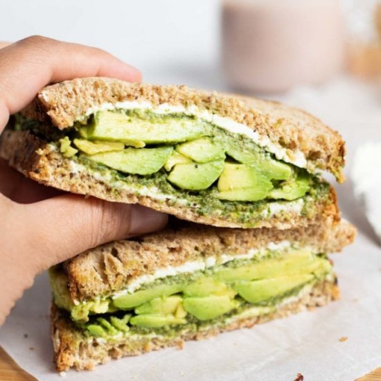 Avocado Chutney Sandwich