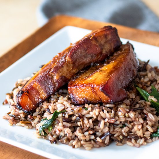 Honey Soy Ginger Pork Belly