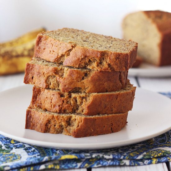 Toaster Oven Banana Bread