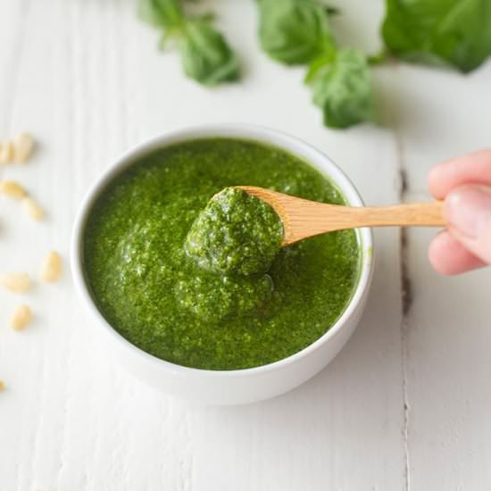 Homemade Basil Pesto