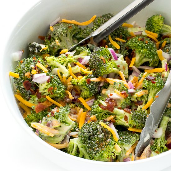 The BEST Broccoli Salad