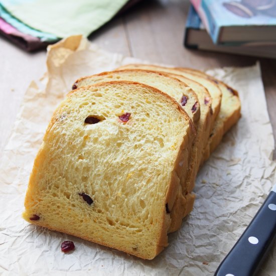 Orange Cranberry Soft Bread