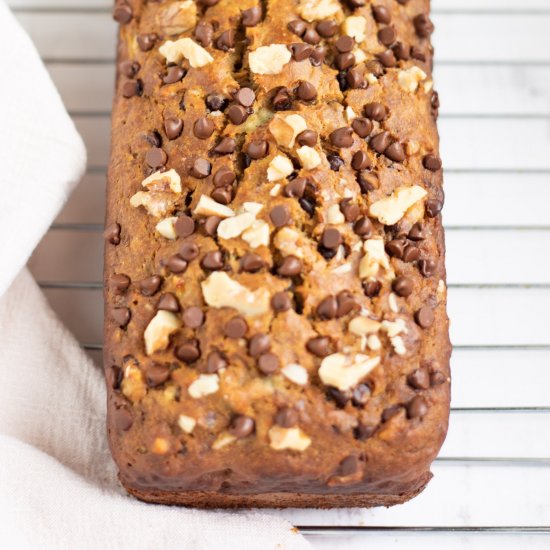 Healthy Whole Wheat Banana Bread