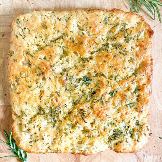 Roasted Garlic Rosemary Focaccia