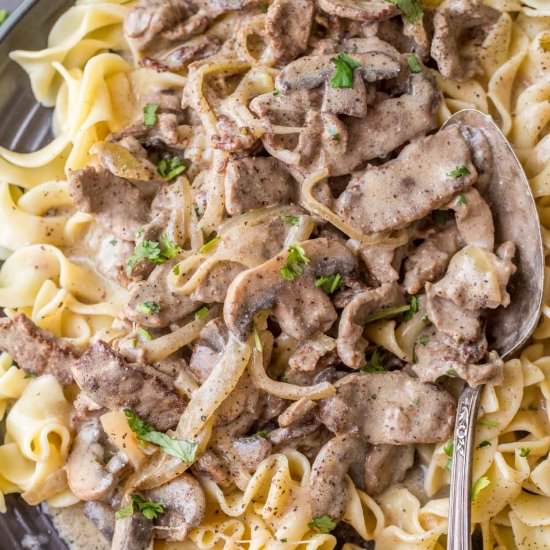 Beef Stroganoff