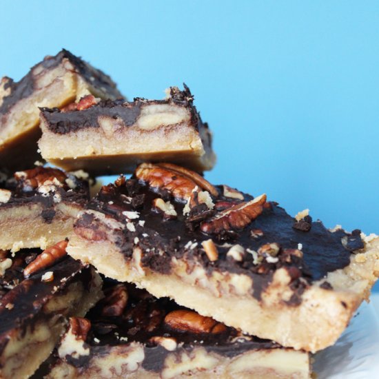 Butter Pecan Turtle Bars