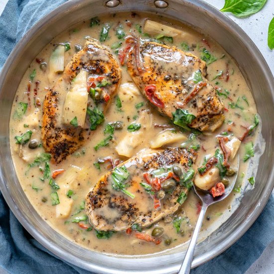 CREAMY TUSCAN CHICKEN