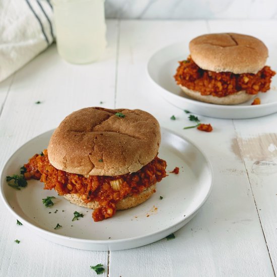 Vegetarian Sloppy Joes