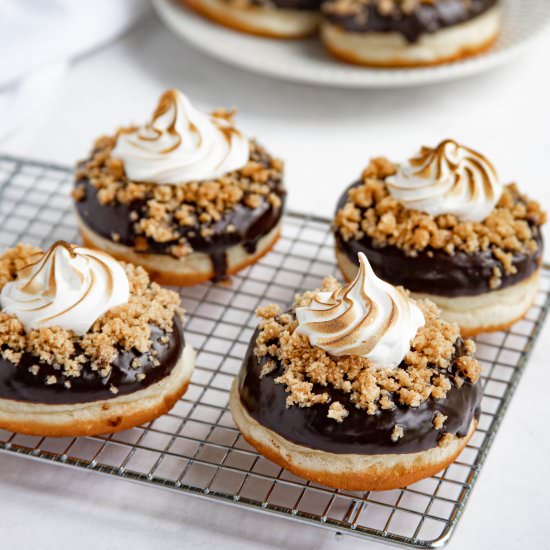 Chocolate S’Mores Doughnuts