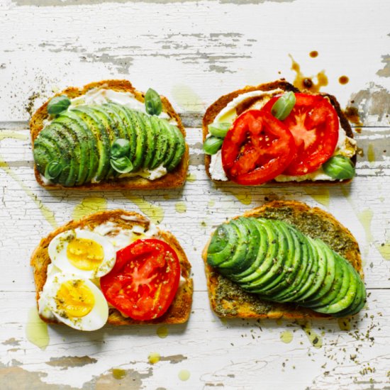 4 savory breakfast toast ideas