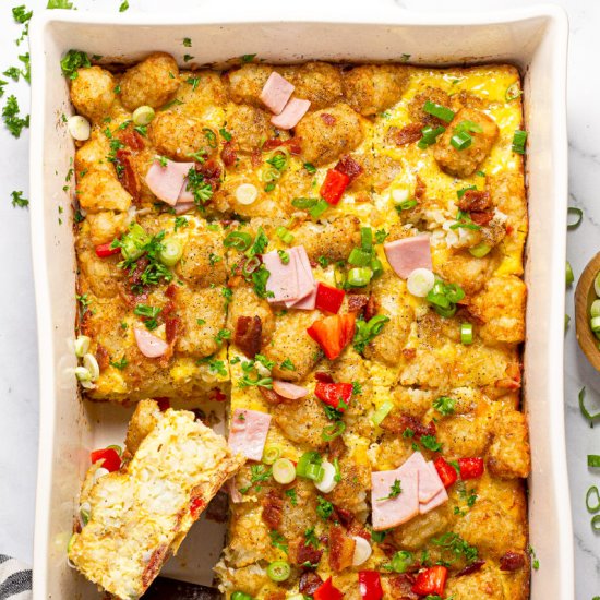 TATER TOT BREAKFAST BAKE