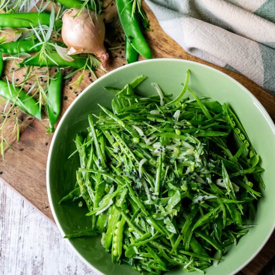 Fresh French Snow Pea Salad