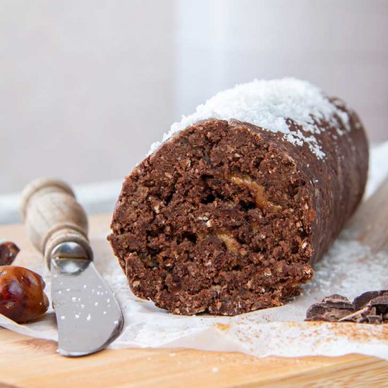 Healthy Double Chocolate Swiss Roll