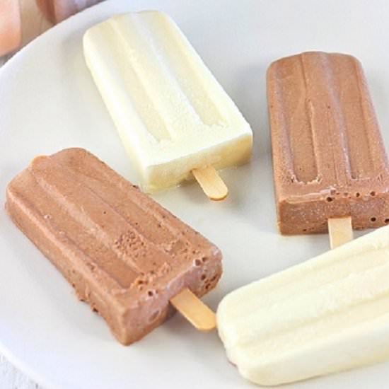 homemade ice cream bars