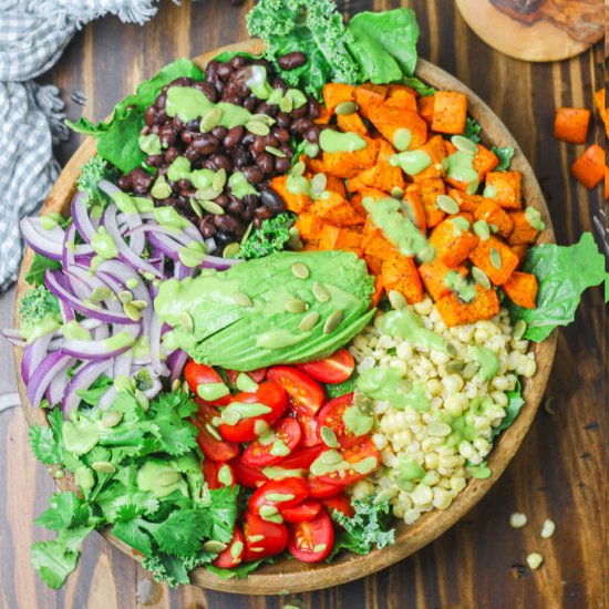 Sweet Potato Southwest Salad