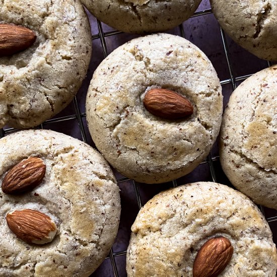 Vegan Chinese Almond Cookies