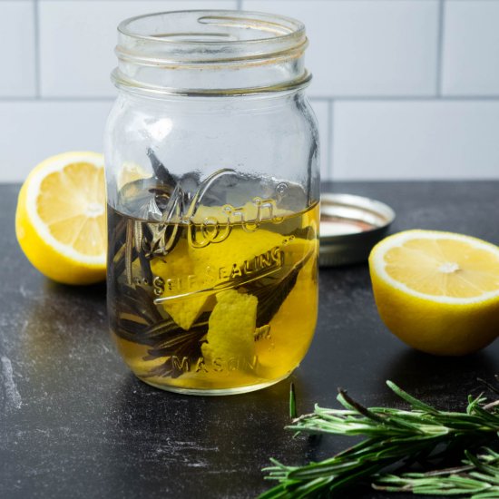 Rosemary-Lemon Infused Gin