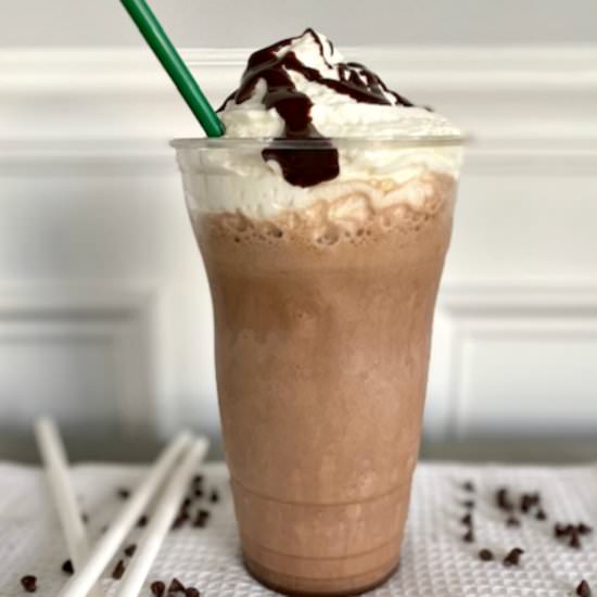 Copycat Starbucks Chocolate Frappe