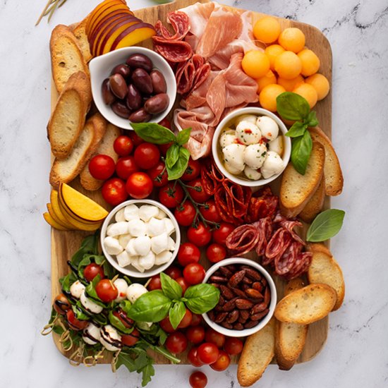 Italian Antipasto Charcuterie Board