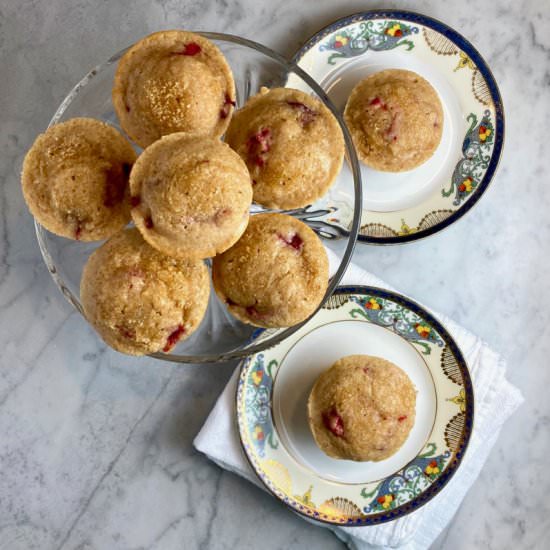 Strawberry Ricotta Muffins