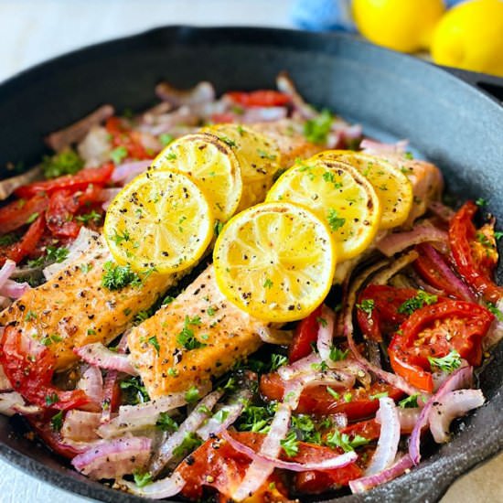 Easy Baked Salmon with Lemon