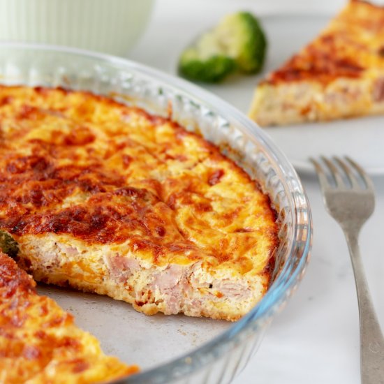 Ham and Broccoli Quiche