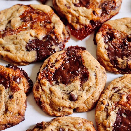 Caramel Chocolate Chip Cookies