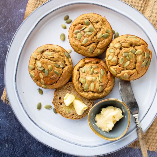 Pumpkin Spice Blender Muffins