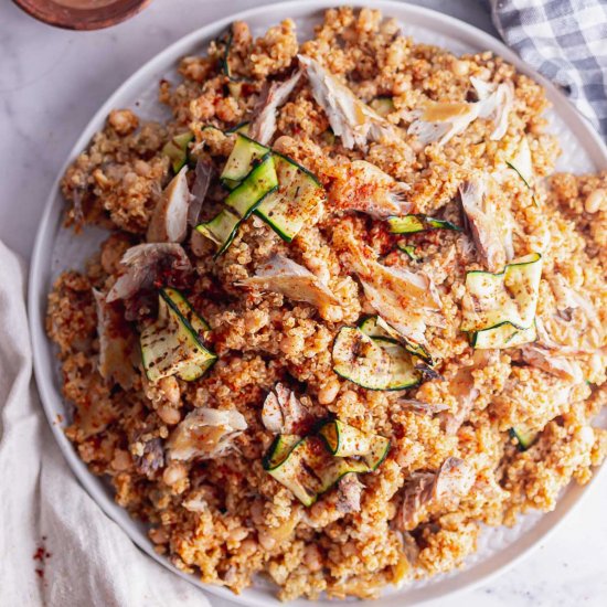 Smoked Mackerel Salad with Quinoa