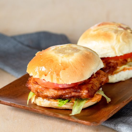 Crispy Spicy Fish Sandwich