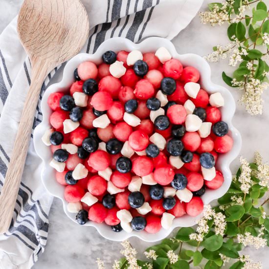 Patriotic Fruit Caprese