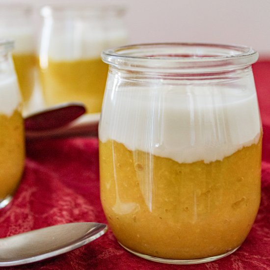 Mung Bean Pudding With Coconut Milk