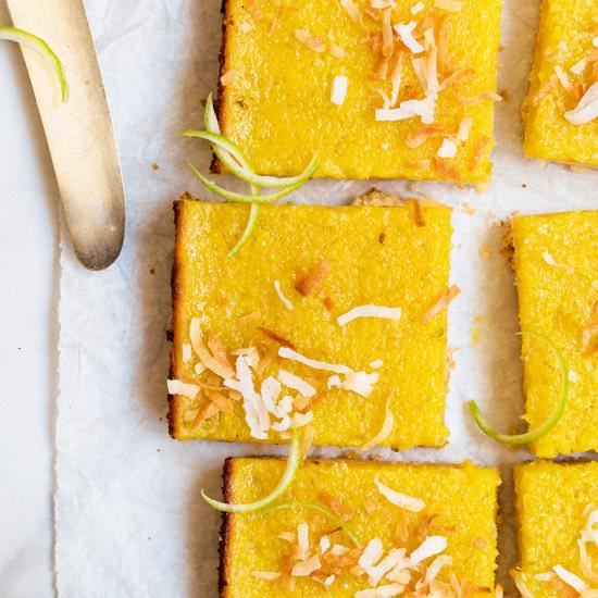 Pineapple coconut bars