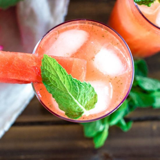 Minty Watermelon Agua Fresca